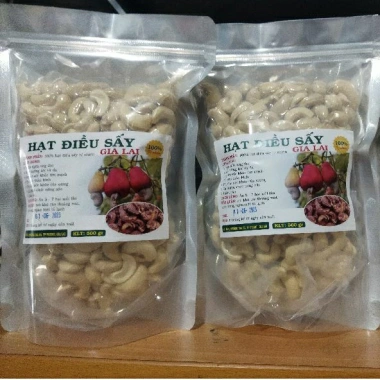 Hạt điều không muối bóc lụa sấy chín 1kg Gia Lai - Giòn rụm, ngon ngọt, giảm còn 350.000₫