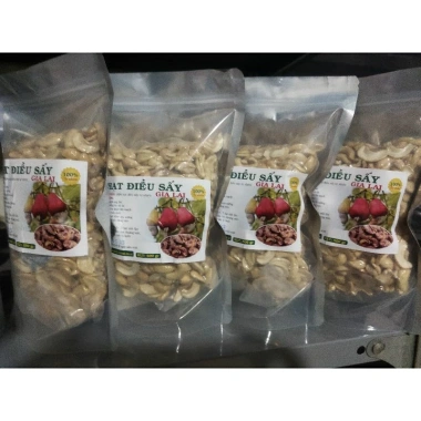 Hạt điều không muối bóc lụa sấy chín 1kg Gia Lai - Giòn rụm, ngon ngọt, giảm còn 350.000₫