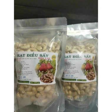 Hạt điều không muối bóc lụa sấy chín 1kg Gia Lai - Giòn rụm, ngon ngọt, giảm còn 350.000₫ 9 Hạt điều không muối bóc lụa sấy chín 1kg Gia Lai - Giòn rụm, ngon ngọt, giảm còn 350.000₫ 9