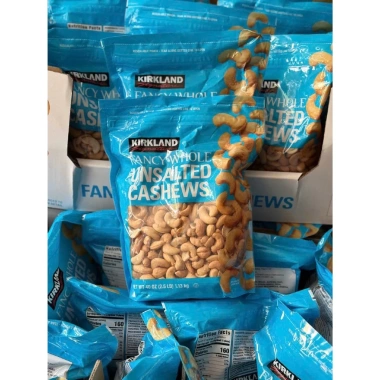 Hạt điều Kirkland Signature không muối và có muối - Giá chỉ 420.000₫, giảm 100.800₫