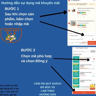 Hạt Điều Lụa 500g 390hạt/kg Rang Muối Hộp Giấy Quà Tết - Chợ Hạt T&A 180k 8