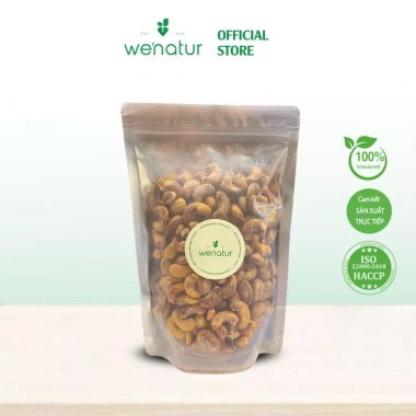 Hạt Điều Lụa Nguyên Vỏ Rang Muối we-natur 500g - Giá Ưu Đãi 202.725₫ 2