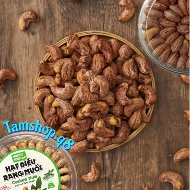 Hạt Điều Lúa Rang Muối Bình Phước Xếp Hoa - Healthy Food Giá Ưu Đãi 119k