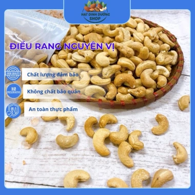 Hạt điều nguyên bóc lụa sấy chín 1kg - Giảm còn 260.000đ, thơm ngon, giàu dinh dưỡng