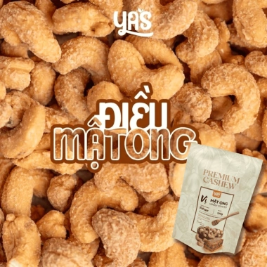 Hạt điều nguyên hạt YAS 200g mật ong béo ngậy – Ăn vặt, quà tặng, chỉ 41.900₫