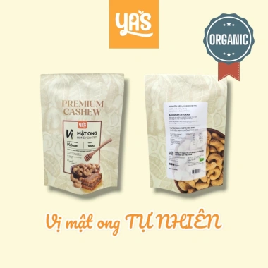 Hạt điều nguyên hạt YAS 200g mật ong béo ngậy – Ăn vặt, quà tặng, chỉ 41.900₫