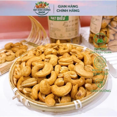 Hạt điều nguyên sạch vỏ sấy chín 500g - Giảm giá 20% - Đậm đà giòn tan, chỉ 130.000 VND 2