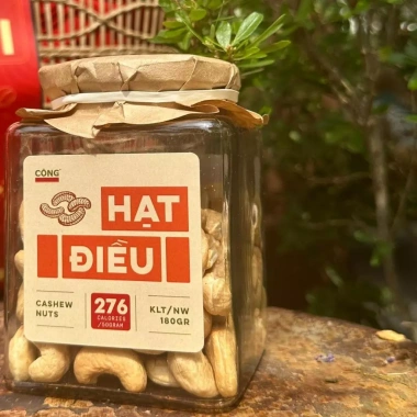 Hạt điều nguyên vị Cộng Cà Phê 180gr - Hạt điều tươi ngon, không chất bảo quản, giá ưu đãi 101.000₫ 3