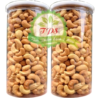 Hạt Điều Nguyên Vỏ Sạch, Nguyên Hạt, Sấy Giòn TPS 500g - Giá ưu đãi 168k