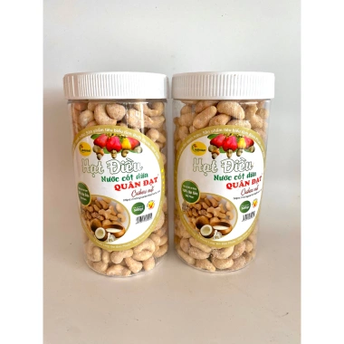 Hạt Điều Nước Cốt Dừa Quân Đạt 500g - Đồ Ăn Vặt Thơm, Bổ Dưỡng, Phù Hợp Mọi Tuổi 4