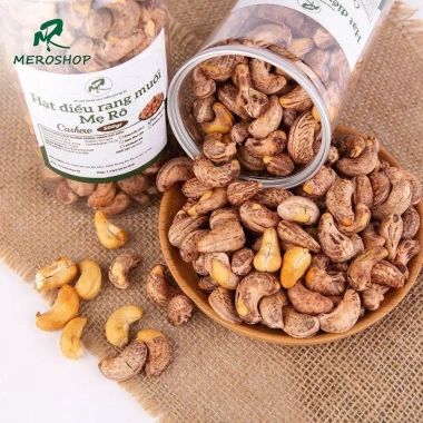 Hạt điều rang muối 250gr lon - 380-410 hạt/kg, giá chỉ 100.000₫, có hồ sơ công bố, xuất hoá đơn công ty 2