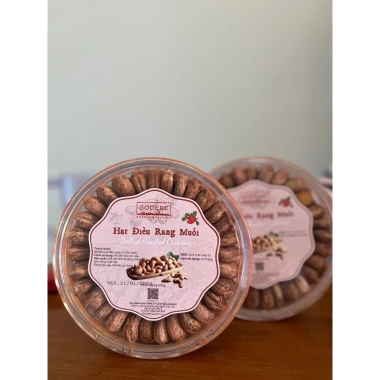 Hạt điều rang muối 500g Godere Coffee – Giảm giá 20% chỉ 105.000₫, giòn thơm, ăn vặt tiện lợi