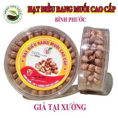 Hạt điều rang muối A cồ 500g - Xếp hoa Bình Phước, nông sản sạch Tây Nguyên, 125k