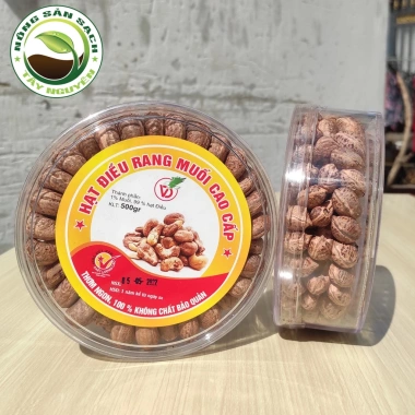 Hạt điều rang muối A cồ 500g - Xếp hoa Bình Phước, nông sản sạch Tây Nguyên, 125k