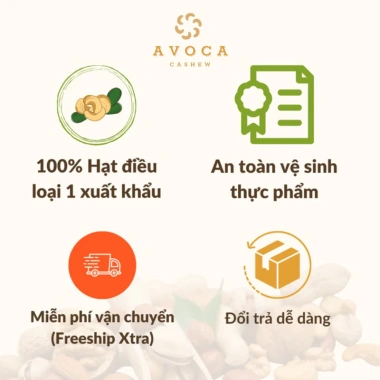 Hạt Điều Rang Muối Avoca Loại A 500g - Giá chỉ 90.000đ, giảm mạnh so với 115.200đ 7