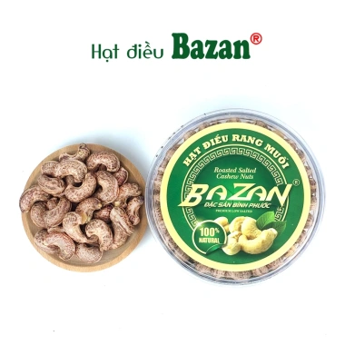 Hạt điều rang muối Bazan Bình Phước A+ nguyên hạt 500g - Giá chỉ 189.000 VND