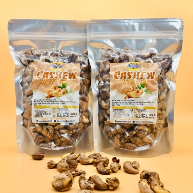 Hạt điều rang muối Bình Phước 1kg + Combo 2×500g Hột điều lụa dinh dưỡng BeeNut - Giá 326.690₫