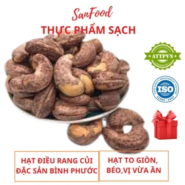 Hạt Điều Rang Muối Bình Phước 500g Xếp Hoa Loại 1 - Béo Thơm Ngon, Giá 109.000đ 6