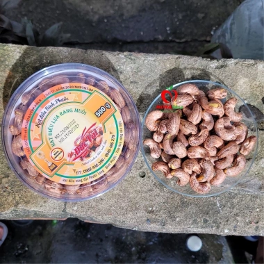 Hạt Điều rang muối Bình Phước 500gr túi hút chân không Quà Tết, quà tặng 199k