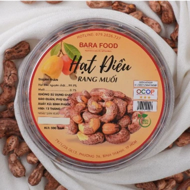 Hạt Điều Rang Muối Bình Phước Không Mặn Vỏ Lụa 250g-500g Giá Ưu Đãi 125k