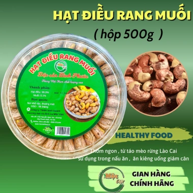 Hạt Điều rang muối Bình Phước xếp hoa giá ưu đãi 150.000 đồng giảm 20%