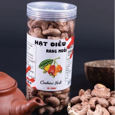 Hạt điều rang muối Đắk Lăk 500g - Đặc sản dinh dưỡng, hũ tiện lợi, chỉ 154.900₫