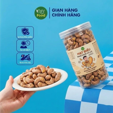 Hạt điều rang muối HẠT TO thực tế như ảnh - cân đủ NET, chỉ 223.200₫, giá gốc 272.304₫