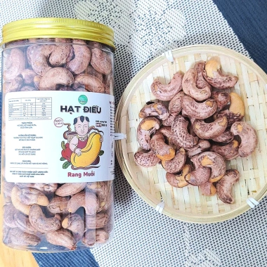 Hạt điều rang muối HẠT TO thực tế như ảnh - cân đủ NET, chỉ 223.200₫, giá gốc 272.304₫