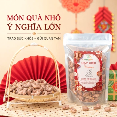Hạt Điều Rang Muối HOÀNG NGUYÊN - Túi Zip & Hủ PET, 230k Giảm Giá, 289.800 VNĐ