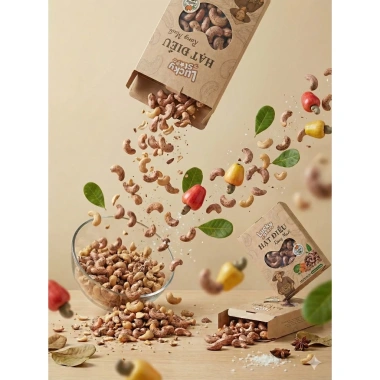 Hạt Điều Rang Muối Luckystar 500g - Giòn Thơm Xuất khẩu, Giá ưu đãi 190.000đ
