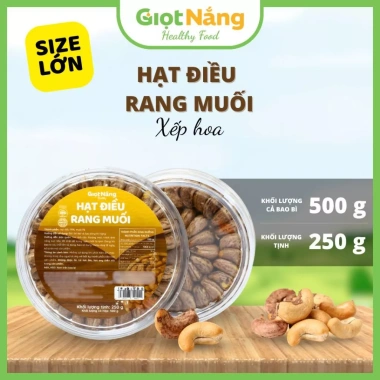 Hạt Điều Rang Muối Nguyên Hạt Giòn Thơm Ngon - Giá chỉ 175.000đ, giảm 22% 3