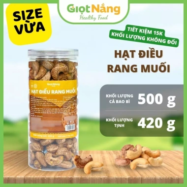 Hạt Điều Rang Muối Nguyên Hạt Giòn Thơm Ngon - Giá chỉ 175.000đ, giảm 22% 7