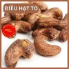 Hạt điều rang muối nguyên lụa size lớn Bình Phước, giòn béo bùi, dinh dưỡng cao cấp - HTC Foods 4