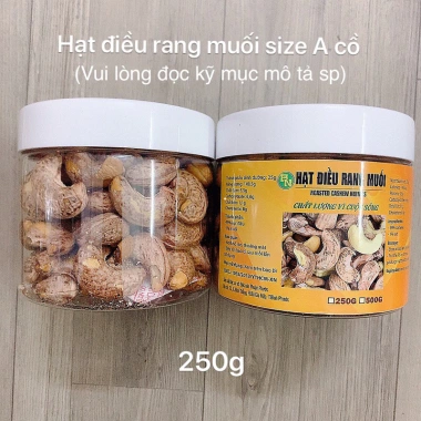 Hạt điều rang muối size A cồ – Giòn tan, vị mặn tự nhiên, chỉ 35.000đ (giá gốc 42.700đ) 3