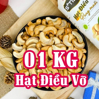 Hạt Điều Rang Muối S'Tiêng 1Kg Loại Vỡ – Chỉ 228.960₫, Giảm 18%