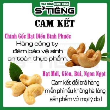 Hạt Điều Rang Muối S'Tiêng 1Kg Loại Vỡ – Chỉ 228.960₫, Giảm 18% 2