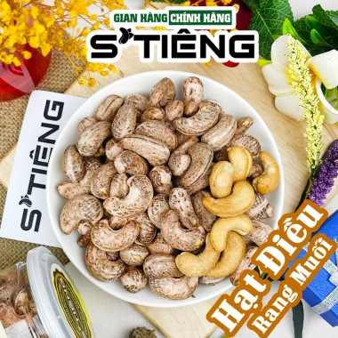 Hạt Điều Rang Muối STiêng 500g Nguyên Hạt Túi Zip Hút Chân Không - Giá 209.520₫ 2