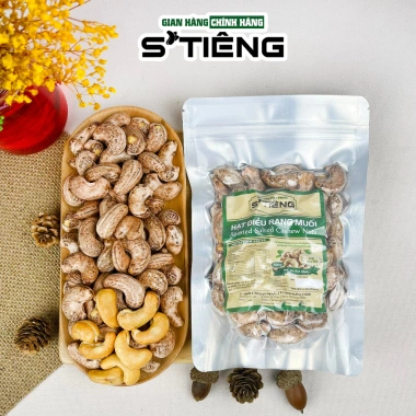 Hạt Điều Rang Muối STiêng 500g Nguyên Hạt Túi Zip Hút Chân Không - Giá 209.520₫ 5