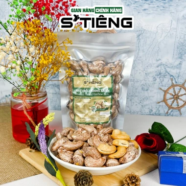 Hạt Điều Rang Muối STiêng 500g Nguyên Hạt Túi Zip Hút Chân Không - Giá 209.520₫ 7