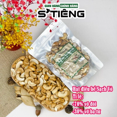 Hạt Điều Rang Muối STIÊNG Loại Vỡ - Giòn Tan, Đậm Vị Muối, Giá Ưu Đãi 115.560 VND