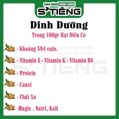 Hạt Điều Rang Muối STIÊNG Loại Vỡ - Giòn Tan, Đậm Vị Muối, Giá Ưu Đãi 115.560 VND 8 Hạt Điều Rang Muối STIÊNG Loại Vỡ - Giòn Tan, Đậm Vị Muối, Giá Ưu Đãi 115.560 VND 8