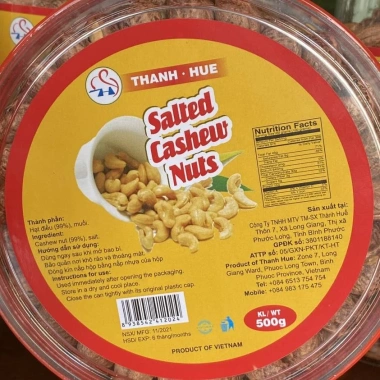 Hạt Điều Rang Muối Xếp Hoa 500g Hộp Thơm Ngon, Giảm Giá 20% Giá 125.000 VND 5
