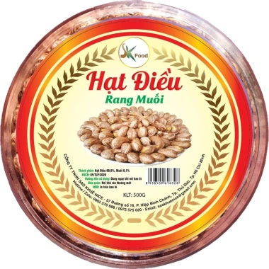 Hạt điều rang muối xếp hoa loại 1 - Hộp 500g Đặc sản Bình Phước SK FOOD, Giá 120.000₫ 6