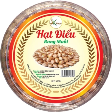 Hạt điều rang muối xếp hoa loại 1 - Hộp 500g Đặc sản Bình Phước SK FOOD, Giá 120.000₫ 7