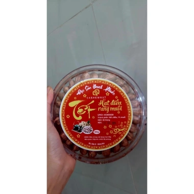 Hạt điều rang muối xếp hoa loại A hạt lớn 500gr giá ưu đãi 115k 2