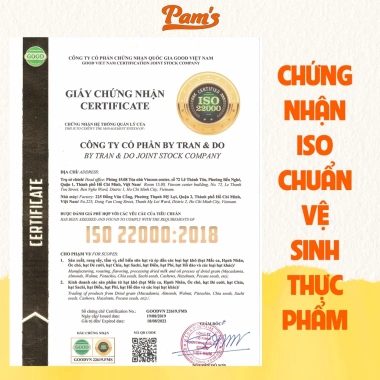 Hạt Điều Rang Nguyên Vị Pams 300g - Nhân Dày Cơm Sạch, Giá Ưu Đãi 145k 9 Hạt Điều Rang Nguyên Vị Pams 300g - Nhân Dày Cơm Sạch, Giá Ưu Đãi 145k 9