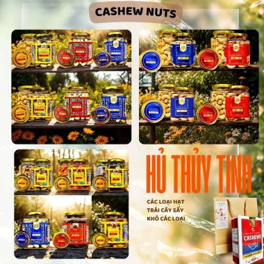 Hạt Điều Rang Sấy Nguyên Vị Không Muối 500g Túi Hút Chân Không - Giá 180.000