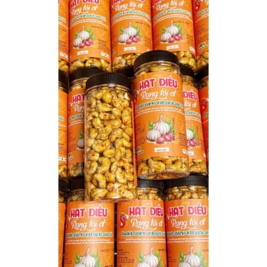 Hạt điều rang tỏi ớt 400gr - Giòn tan, vị cay đậm, giảm giá 139k, mua ngay
