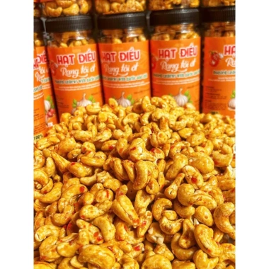 Hạt điều rang tỏi ớt 400gr - Giòn tan, vị cay đậm, giảm giá 139k, mua ngay