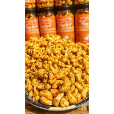 Hạt điều rang tỏi ớt 400gr - Giòn tan, vị cay đậm, giảm giá 139k, mua ngay